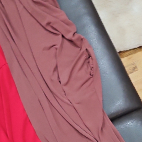 Chic Women's Midi Dress Set - Black, Gray, Red, and Brown - Picture 6 of 6